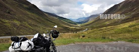 motor Glencoe in the highlands Schotland