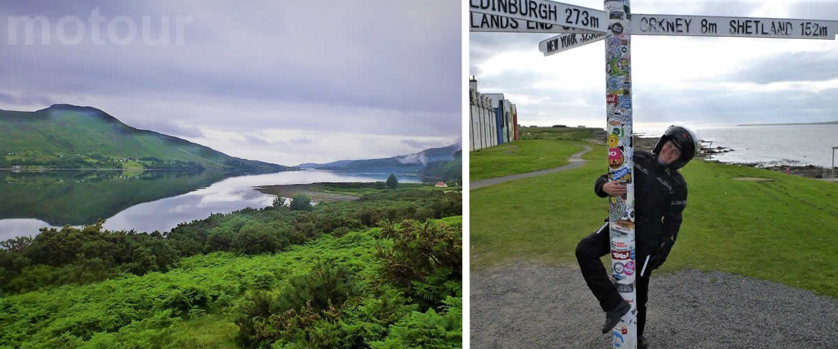 John O'Groats noord Schotland motorroute Motour