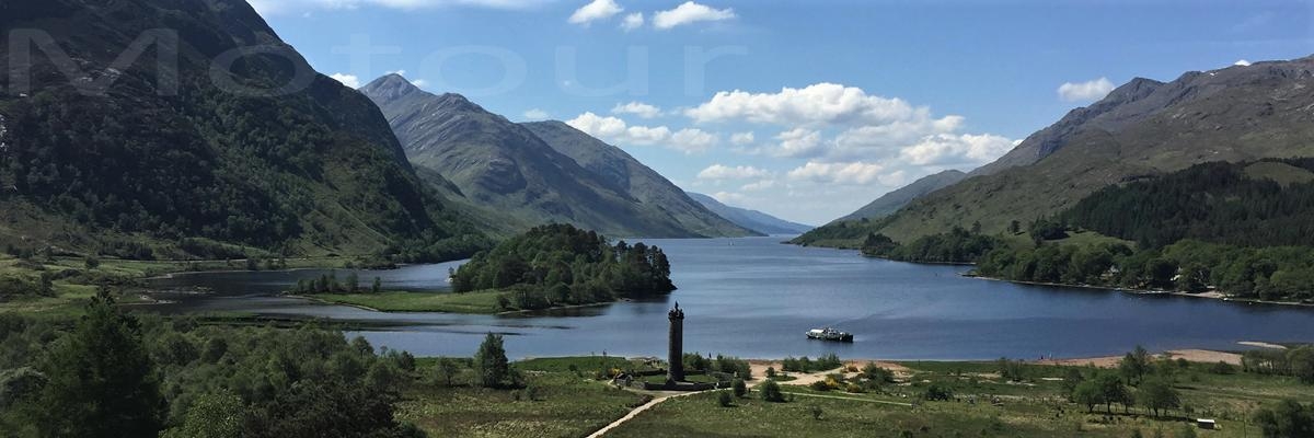 motorreis Schotland uitzicht op loch bij Ullapool 