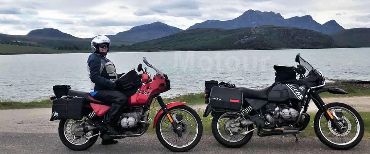 Motorreis Gonnie Motour Schotland achtergrond loch in the highlands