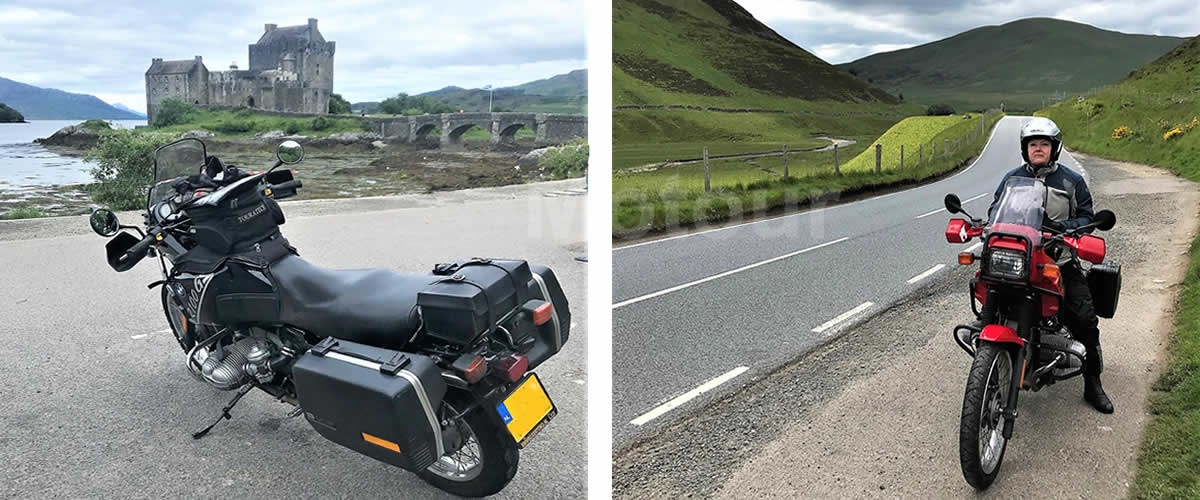 Glen Coe vallei en Eilean Donan Castle motorreis Gonnie Motour Schotland