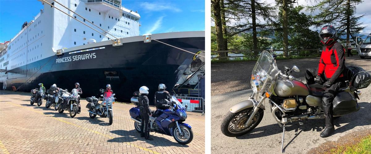 motorvakantie motour vertrek IJmuiden ferry dfds