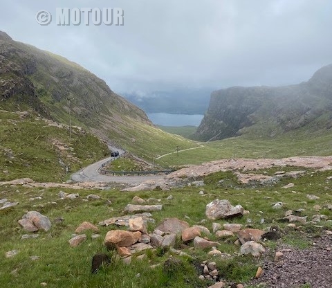 Cattle Pass Applecross motorreis Schotland Motour