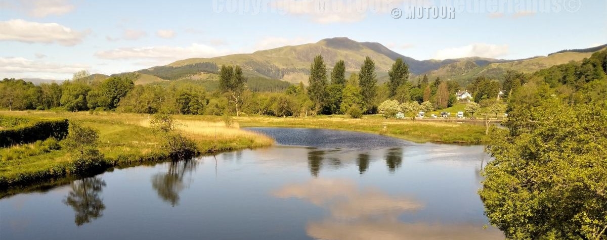 motorreis Wales verstilde meren langs de motorroute