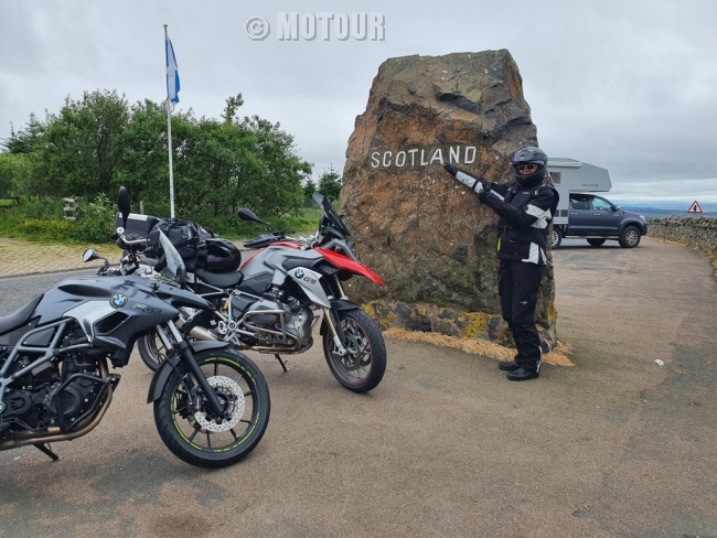  op weg naar North Coast 500 Route motorreis Schotland