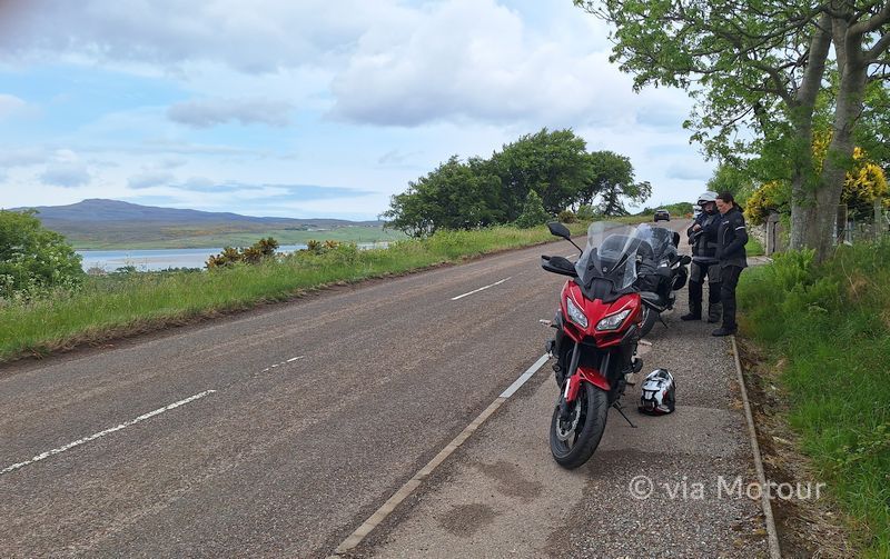 Tussenstop tijdens motortoer door Schotland
van Motour