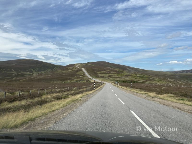 road to Glenshee schotse hooglanden