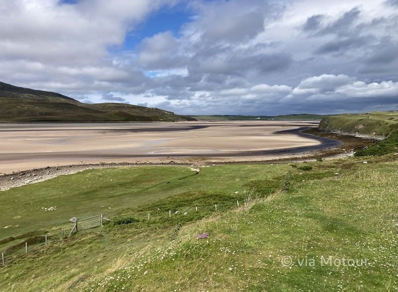 prachtige stranden aan de schotse
noordkust bij Sangobeg