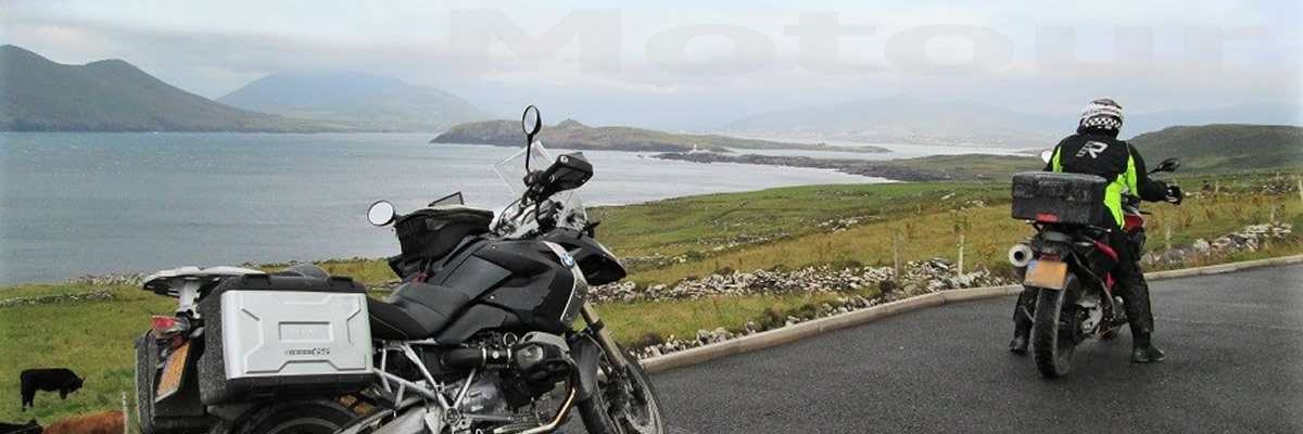 Biker BMW motorvakantie Schotland