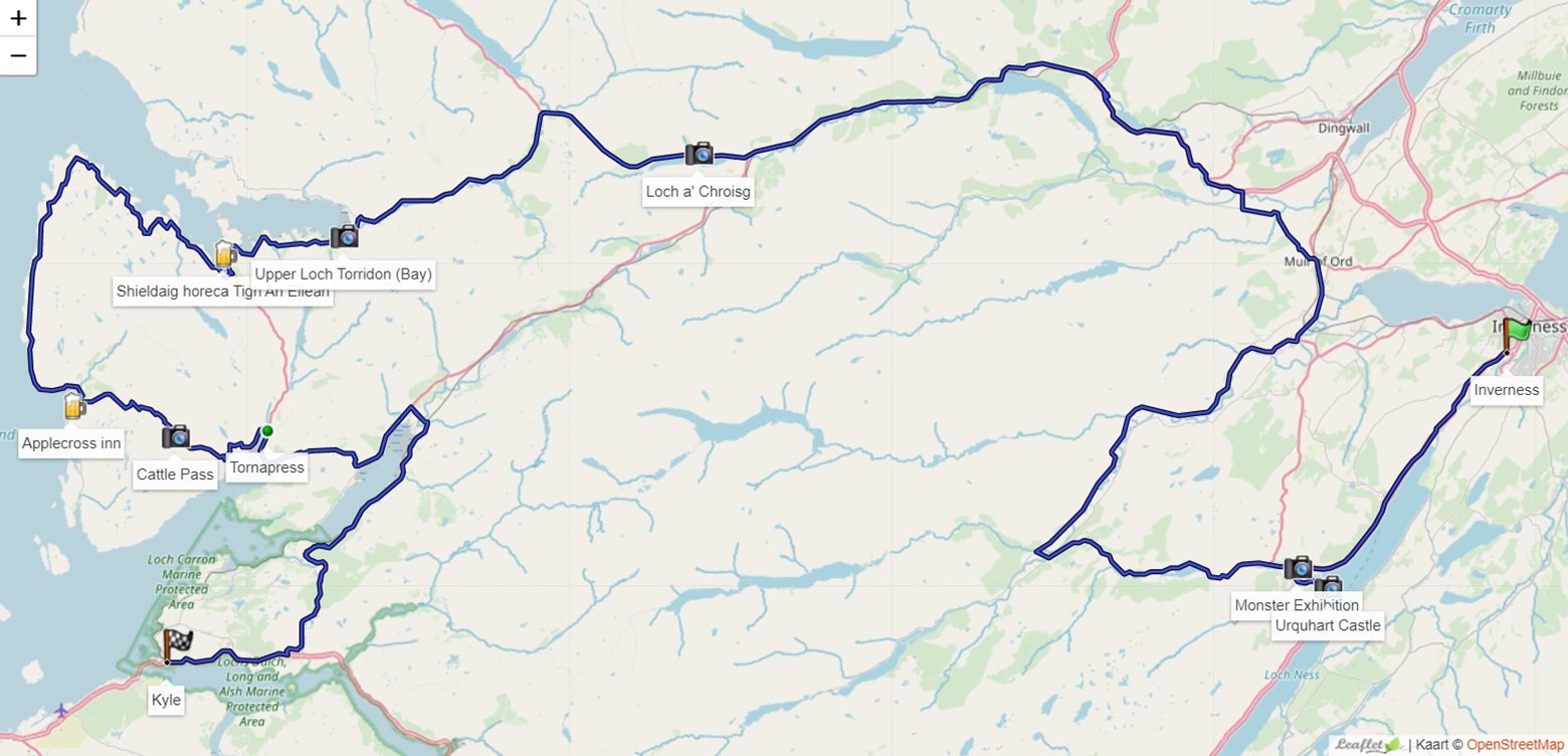 kaart inverness kyle