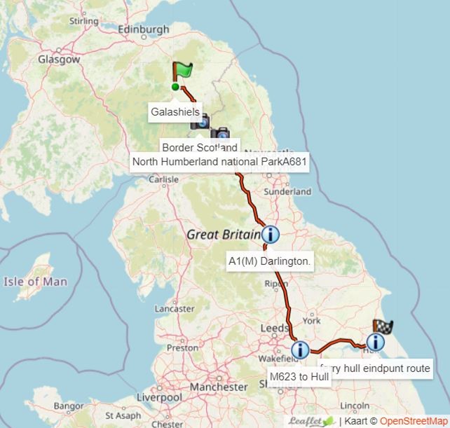 kaart tweed valley hull